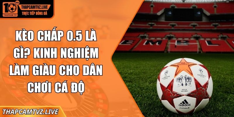 kèo chấp 0.5 là gì